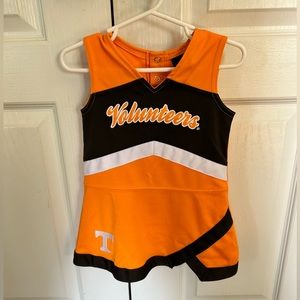 Toddler Tennessee Volunteers cheerleader outfit.  Size 2T.  Great condition.